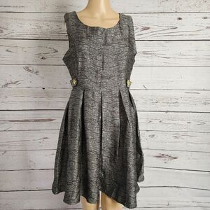 YA Los Angeles Metallic Fit & Flare Dress - Large NWT